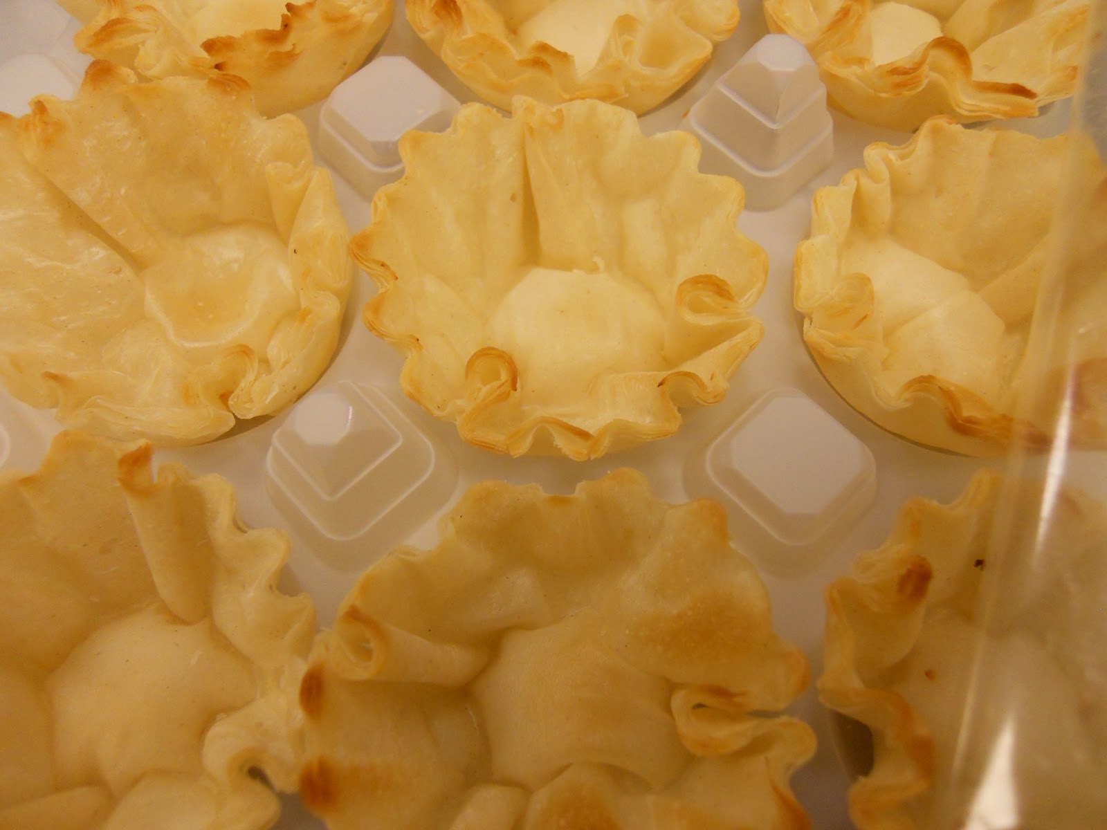 Chalkaholic OneYearOld Party and Recipe Salads in Phyllo Shells