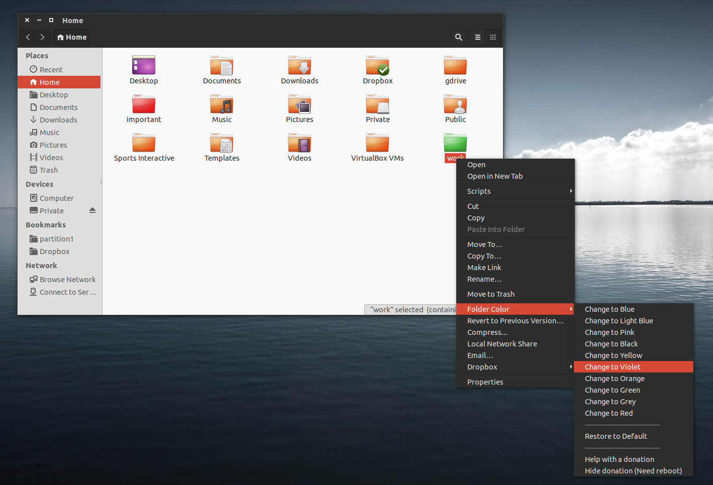 Folder Color Easily Change Folder Icon Colors In Nautilus or Nemo