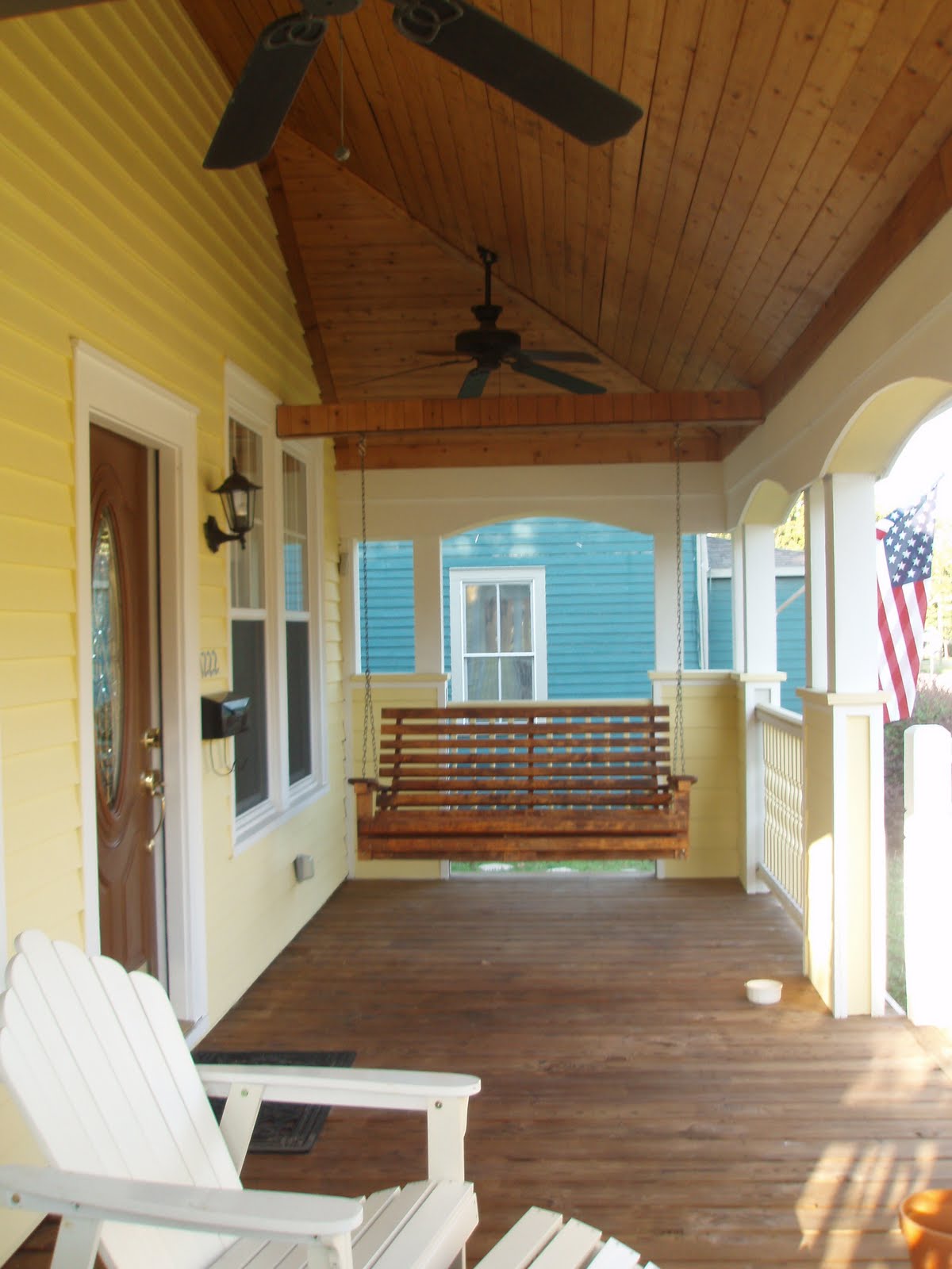 1222 East Strong Street Magnificent front porch with vaulted ceiling