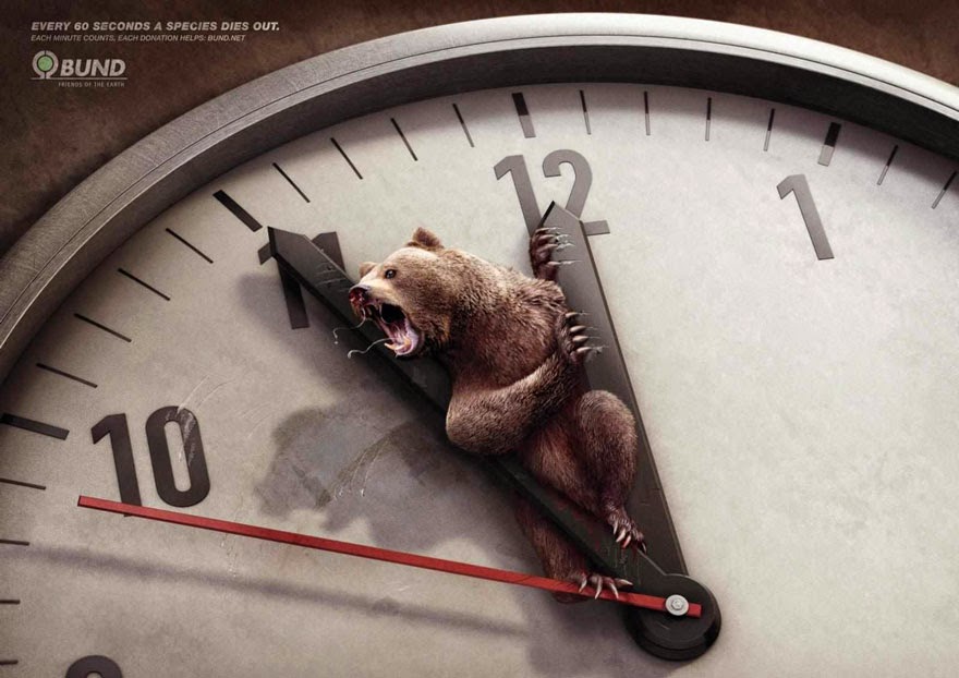 Every 60 Seconds A Species Dies Out. Each Minute Counts - 33 Powerful Animal Ad Campaigns That Tell The Uncomfortable Truth Every 60 Seconds A Species Dies Out. Each Minute Counts - 33 Powerful Animal Ad Campaigns That Tell The Uncomfortable Truth