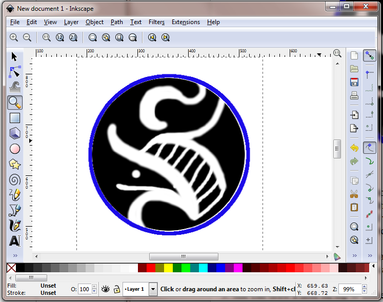 trace vector image inkscape