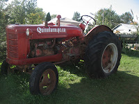 tractor at Quinn farm in Montreal