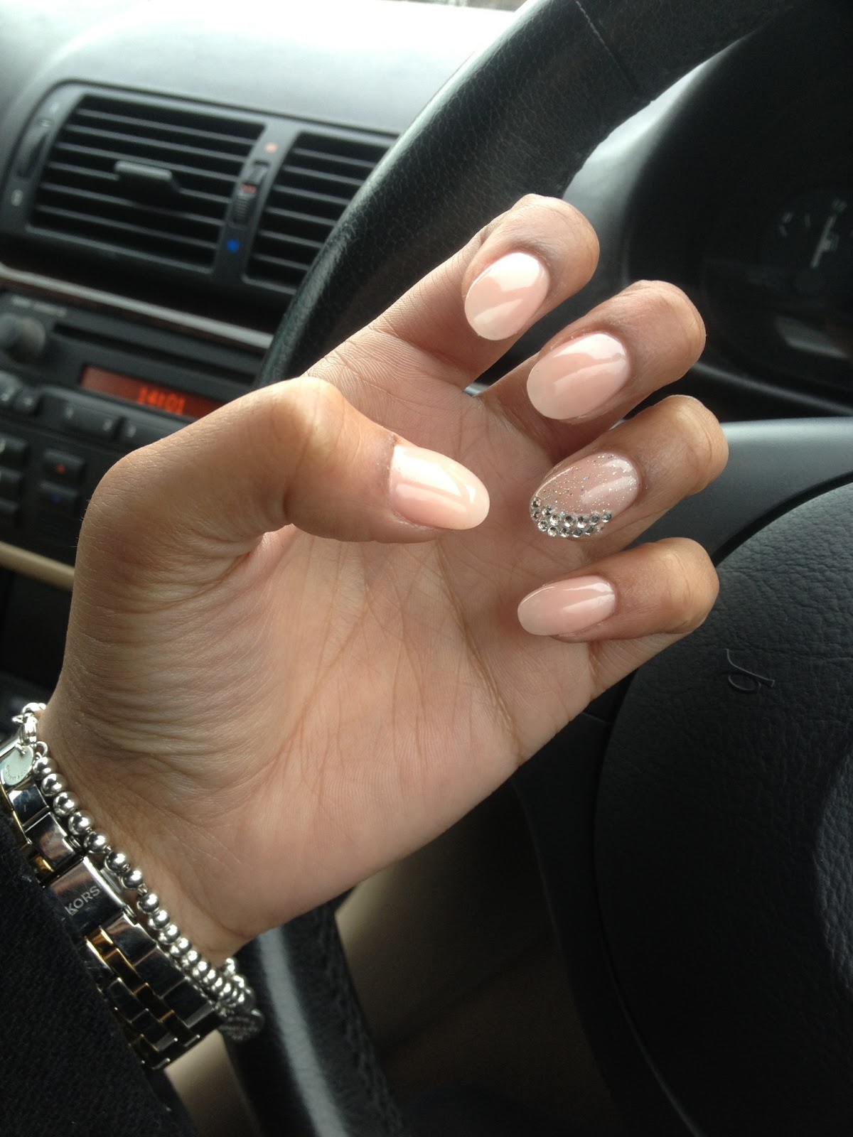 Round Stiletto Nail Designs