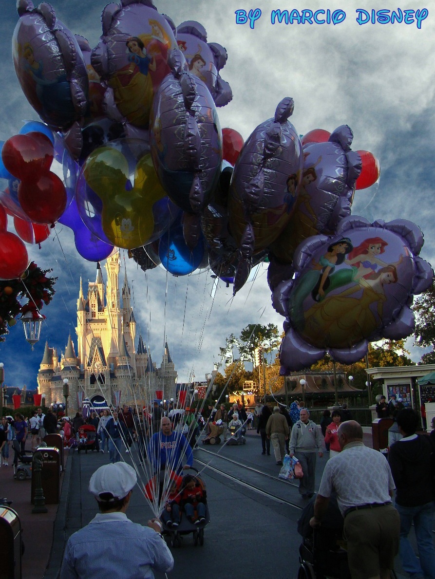 The Walt Disney World Picture of the Day Balloons at the Magic Kingdom