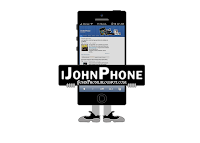 iJohnPhone Logo en negro