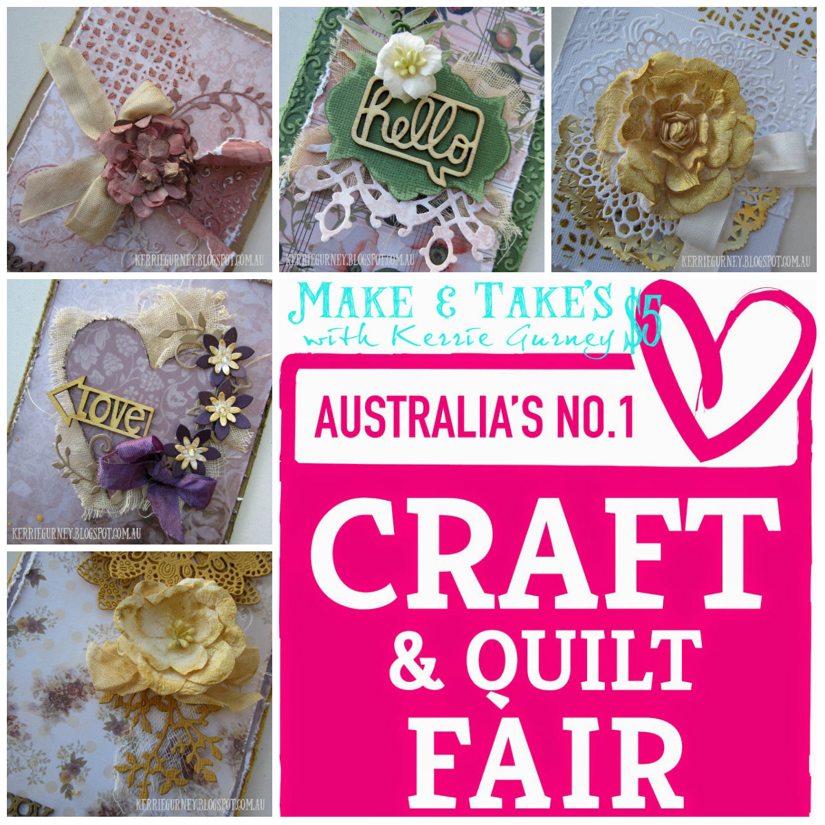 kerrie gurney Make & Takes Craft & Quilt Fair Perth
