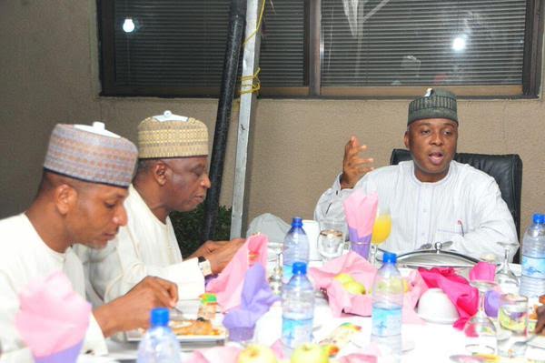 Senate President, Saraki And His Wife Share A Kiss As They Fete Muslim Faithfuls Breaking Ramadan Fast Senate President, Saraki And His Wife Share A Kiss As They Fete Muslim Faithfuls Breaking Ramadan Fast