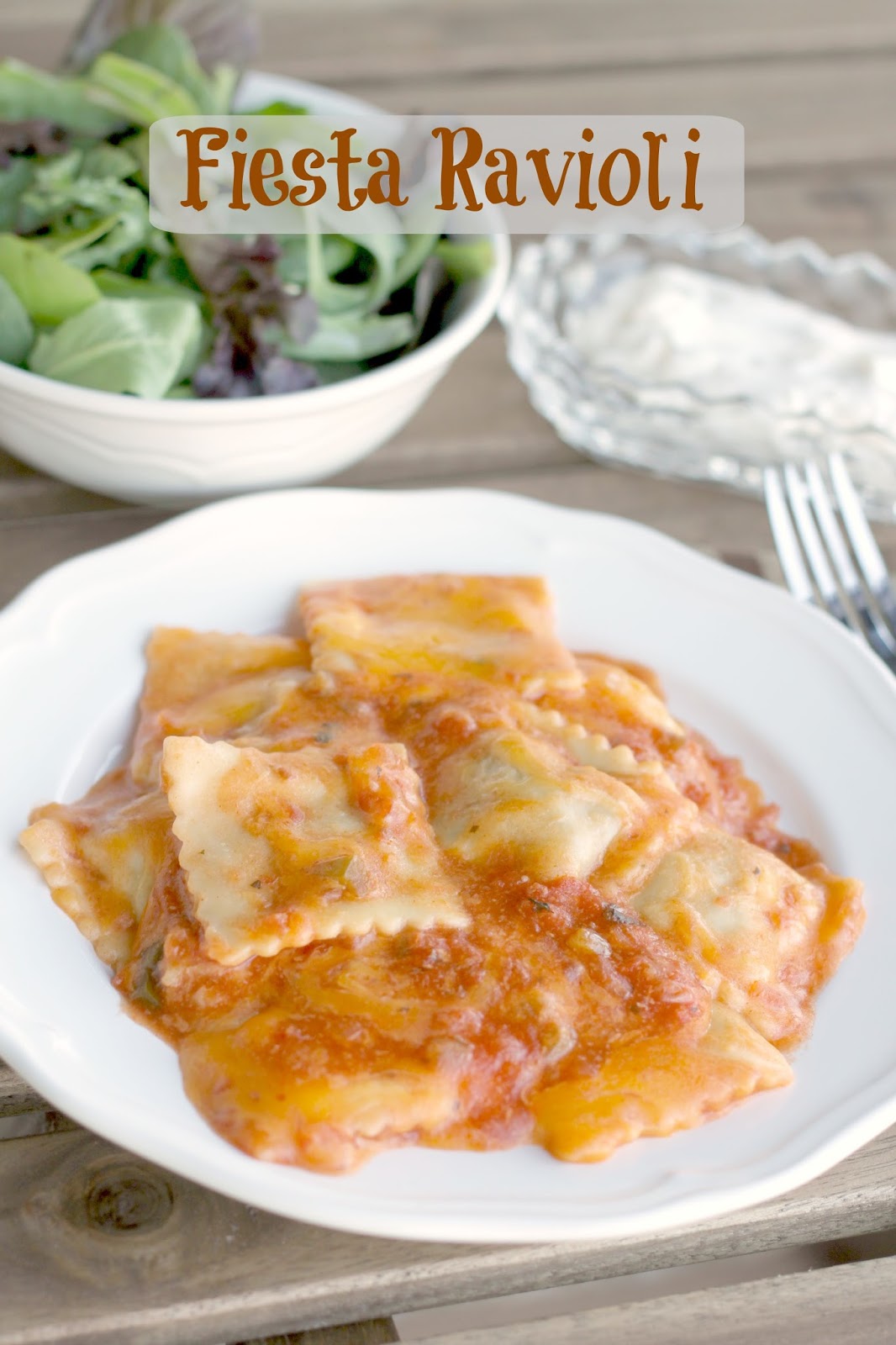 Crazy for Cookies and more: Fiesta Ravioli