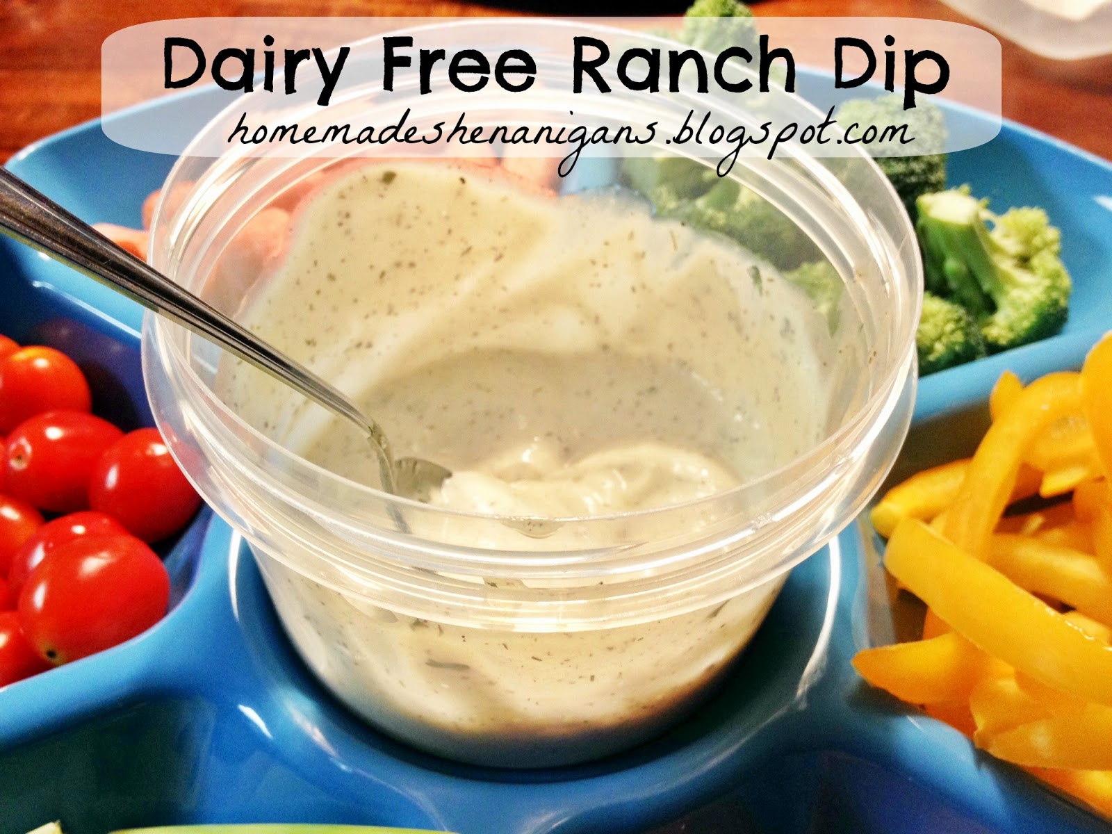 Homemade Shenanigans Dairy Free Ranch DIp