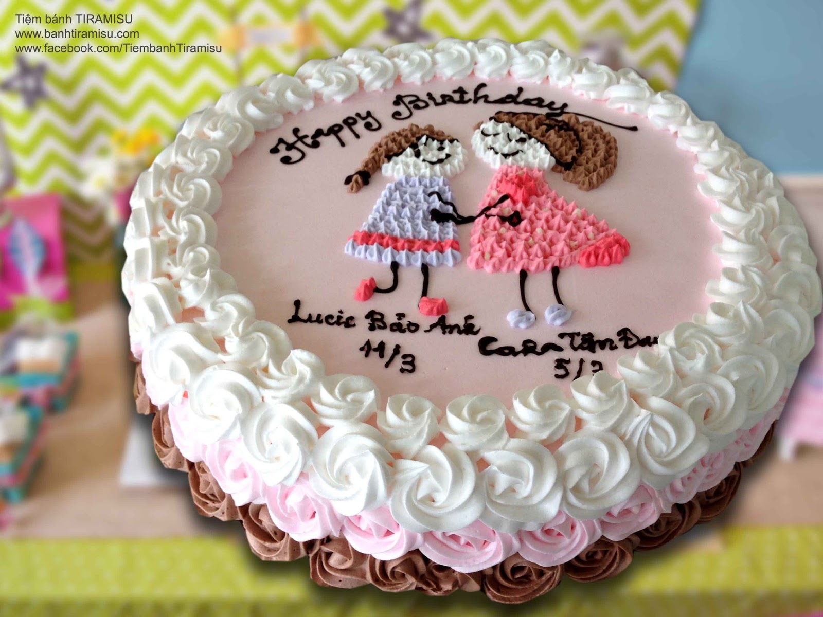 Tiệm bánh Tiramisu "MISS KHƯƠNG" Bánh sinh nhật hồng đáng