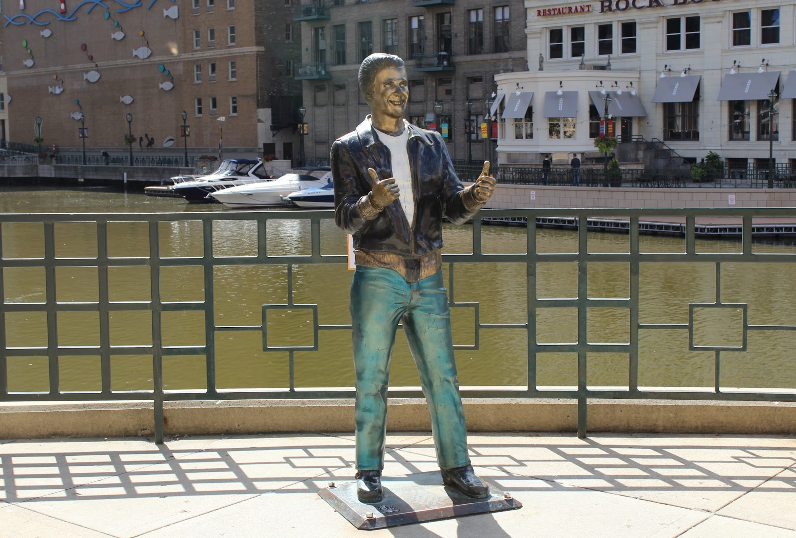 Wisconsin Historical Markers Bronze Fonz