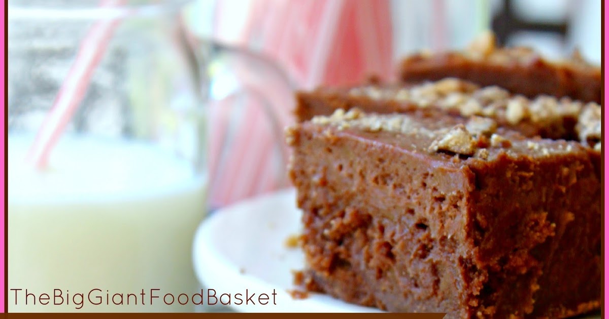 The Big Giant Food Basket Chocolate Hazelnut Cheesecake Brownies