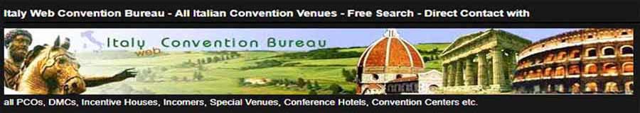 Italy Web Convention Bureau - All Italian Convention Venues - Free Direct Contact with