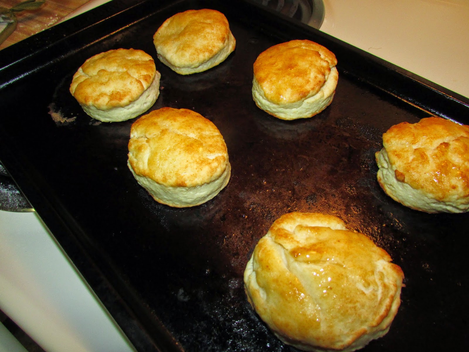 For the Love of Food Southern Honey Butter Cream Biscuits and