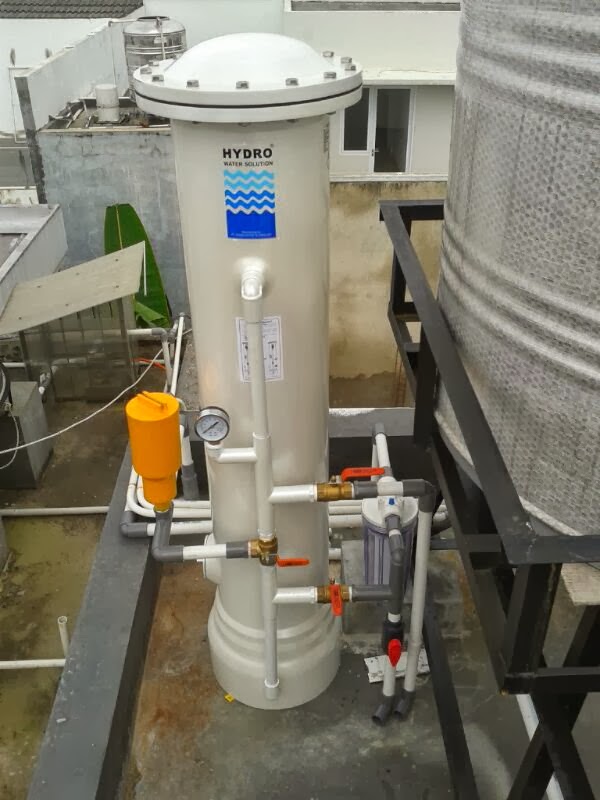 Pemasangan filter air hydro 4000 di bintaro FILTER AIR HYDRO