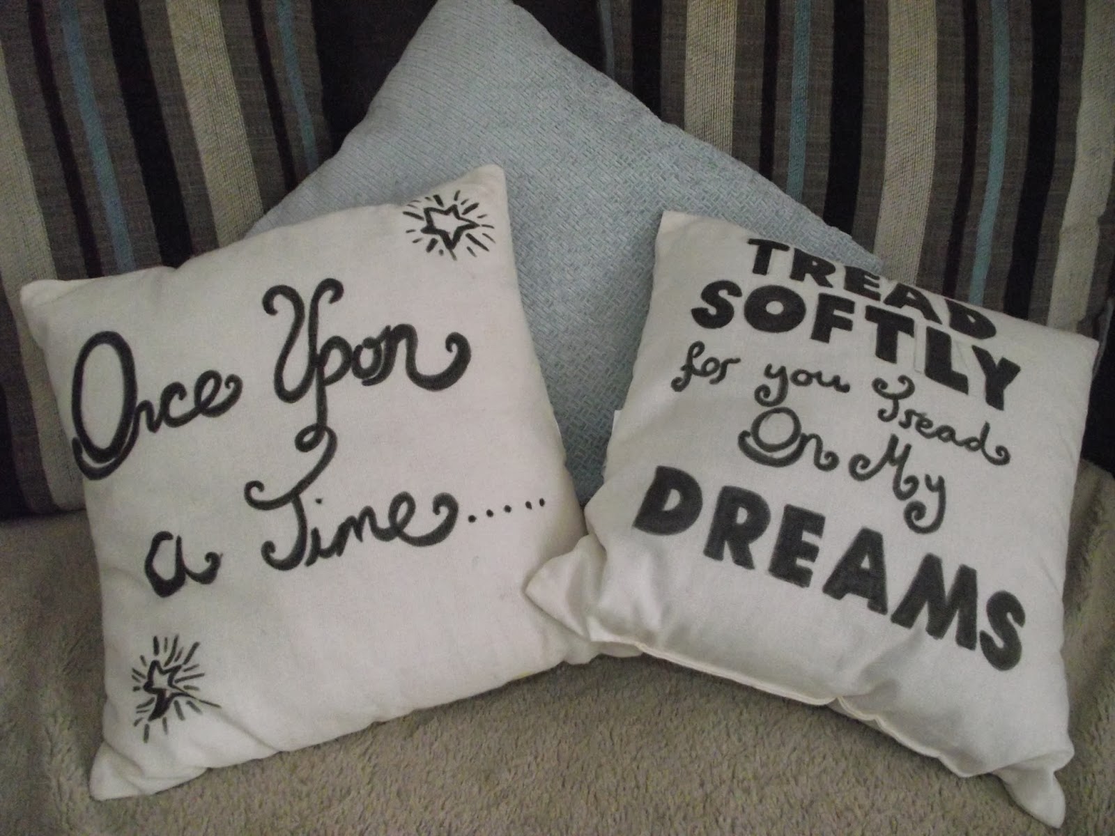 Quote Cushions Make Do and DIY