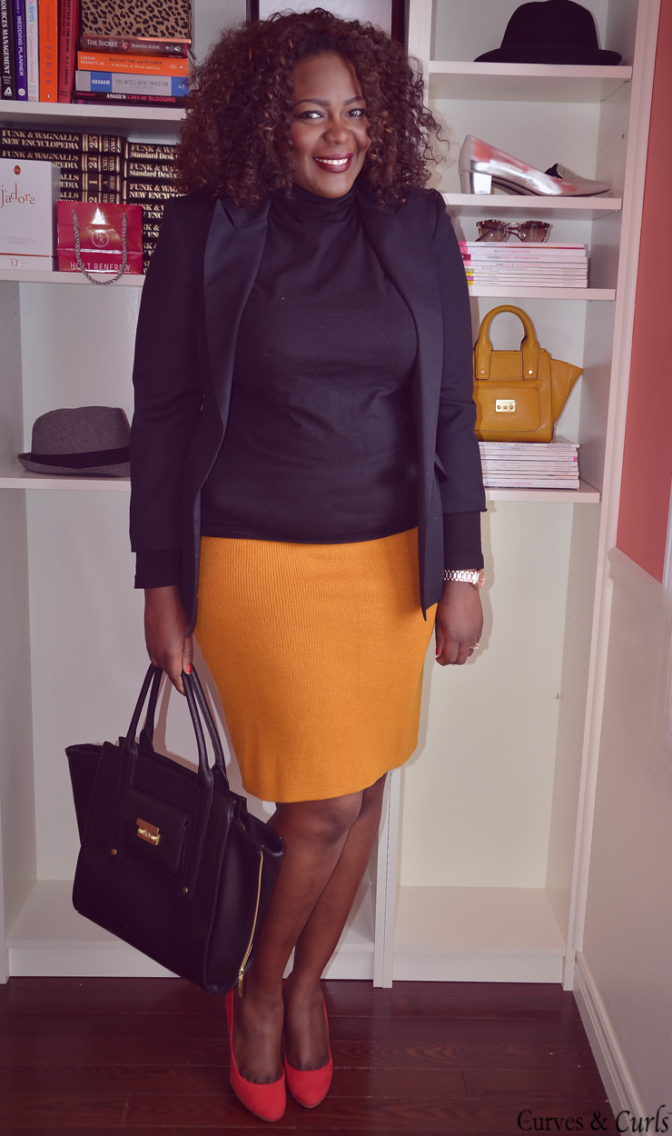 Closet Remix ONE MUSTARD SKIRT 3 WAYS My Curves And Curls