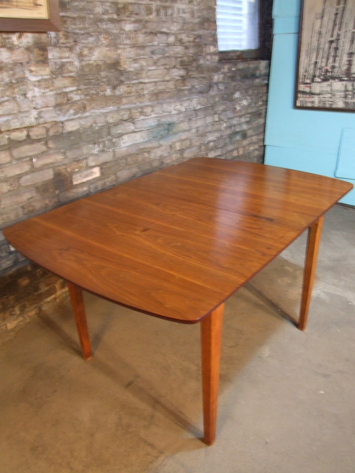 Mid Century Chicago Danish Modern Kitchen Table