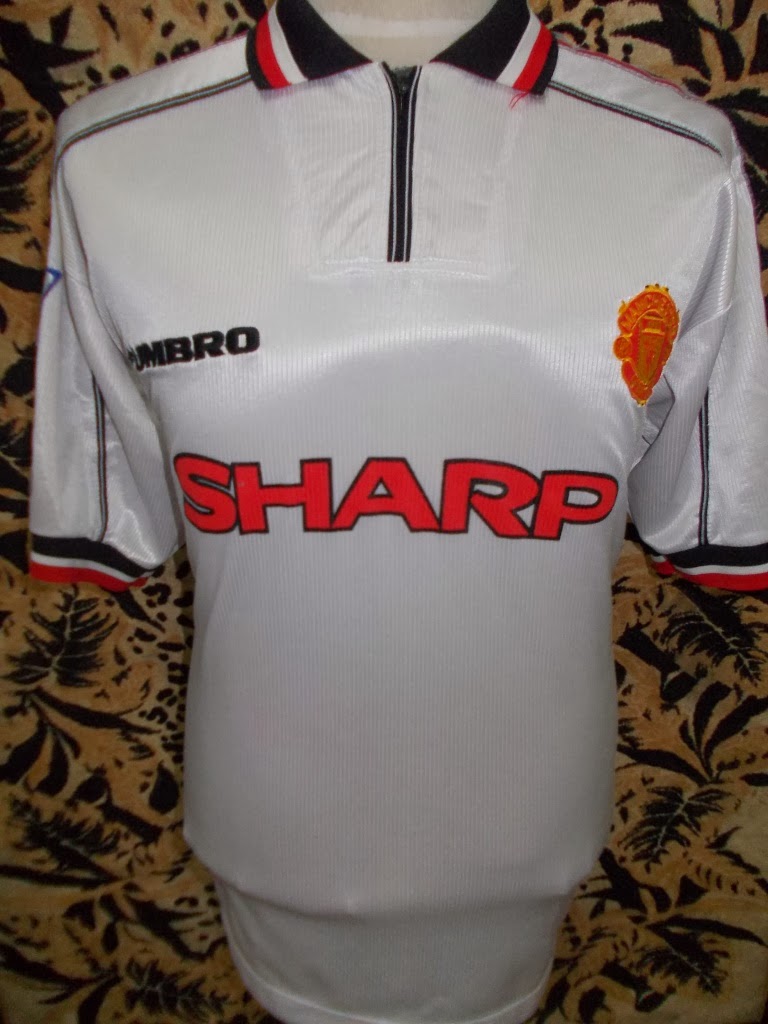 VTG MANCHESTER UNITED 1998-1999 AWAY JERSEY--SIZE XL --BUNDLE ITEM--PRICE RM 120