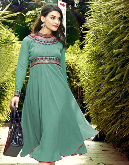 Latest Georgette Kurtis 2015