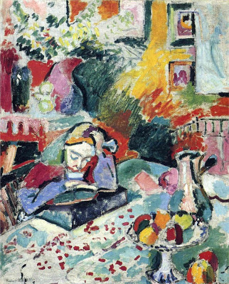 Interior con chica leyendo (1905), de Henri Matisse (1869-1954)