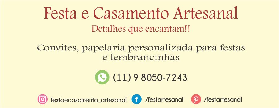 Festa e Casamento Artesanal