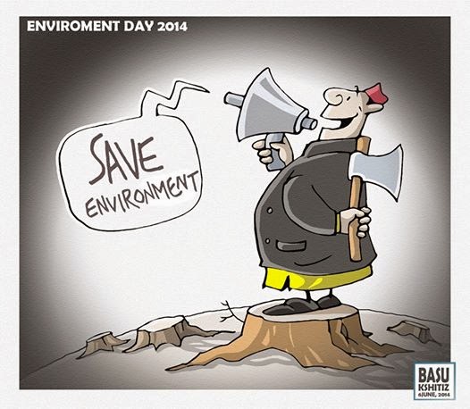 MY WORLD OF CREATION: save environment cartoon 2014 by basu kshitiz