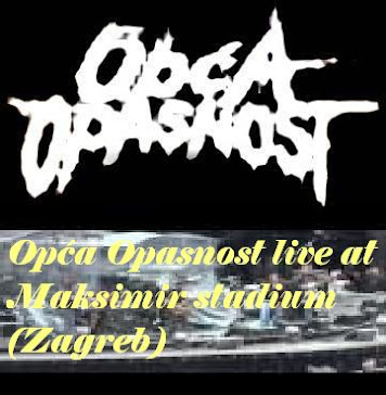 Opća Opasnost live at Maksimir stadium (Zagreb)