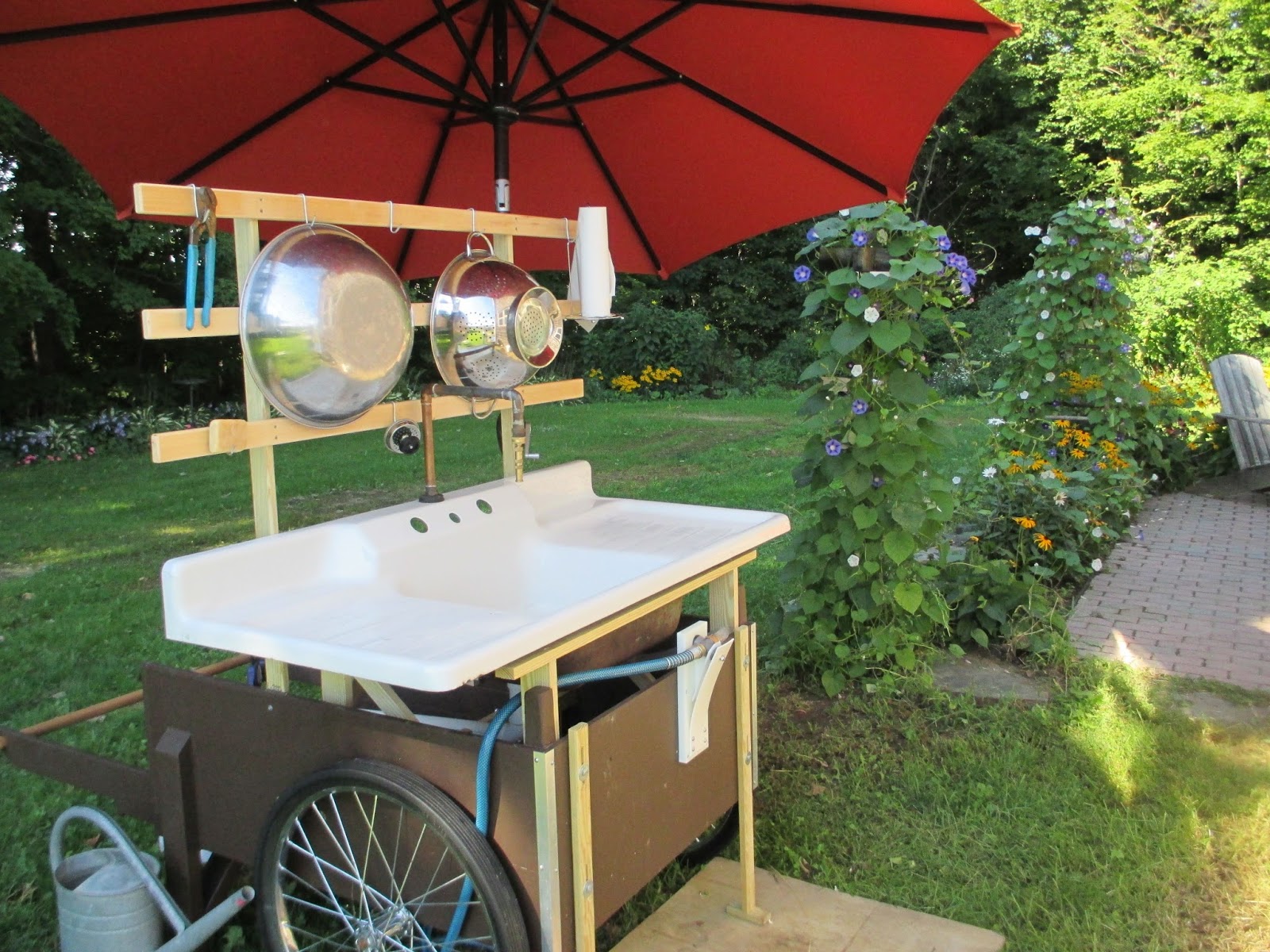 The Deliberate Agrarian My New Outdoor Sink