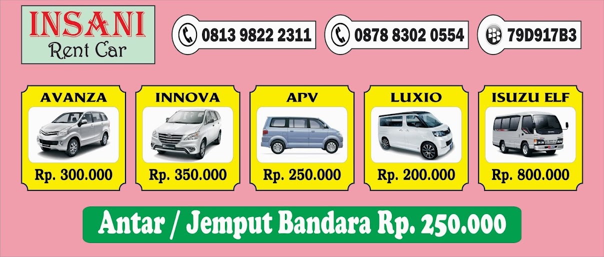 RENTAL MOBIL MURAH BEKASI JAKARTA 