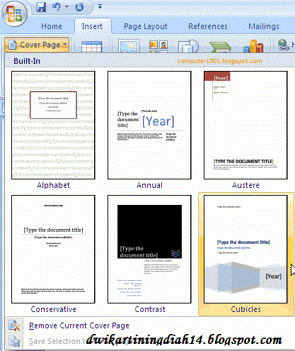 My Blog Cara Membuat Buku Di Ms Word 2007