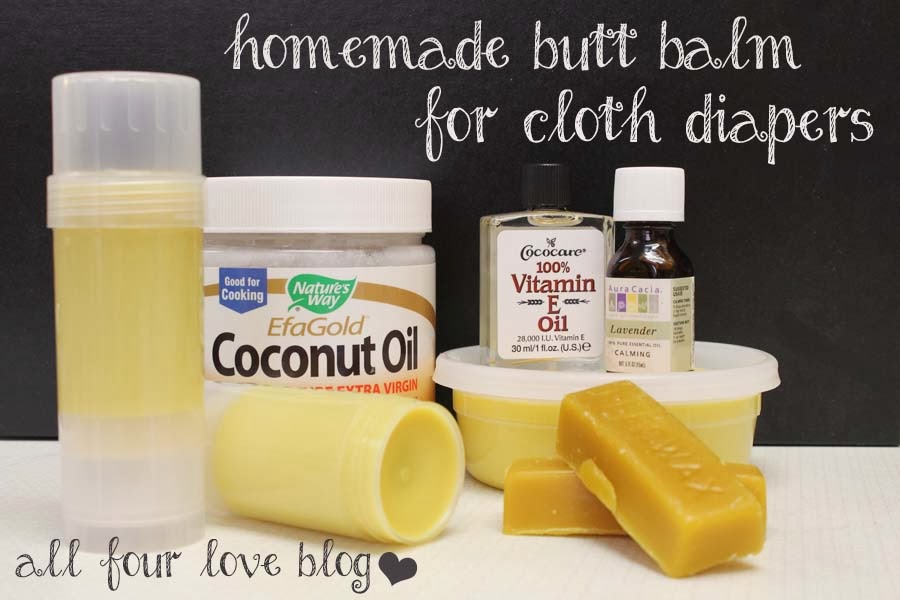 All Four Love DIY Cloth Diaper Safe Butt Balm