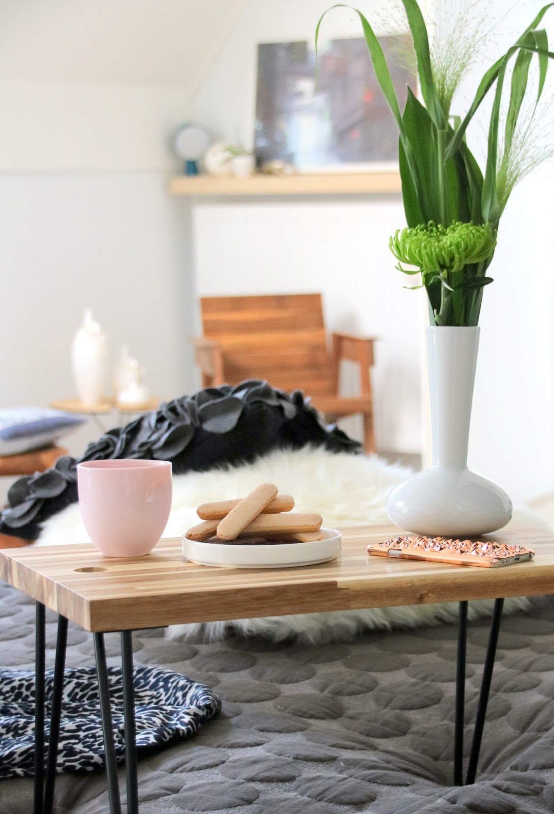 Slow weekends & Ikea Skogsta hack The Designed life...