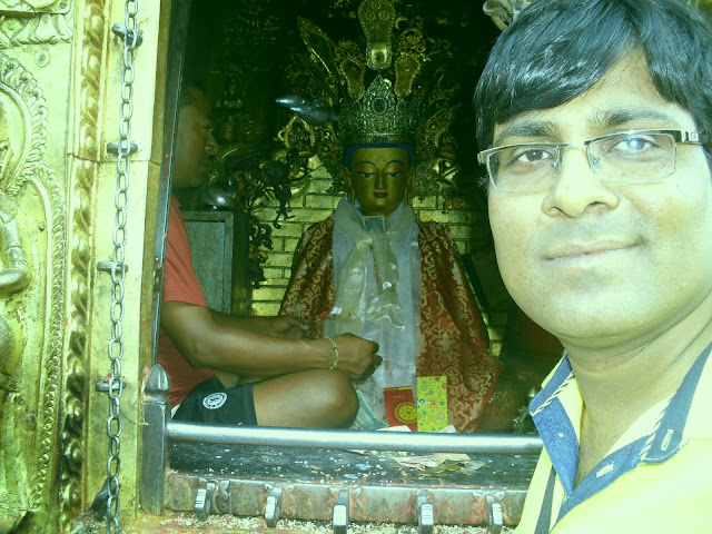 Manoj Bhawuk's Nepal tour- Swayambhu Temple