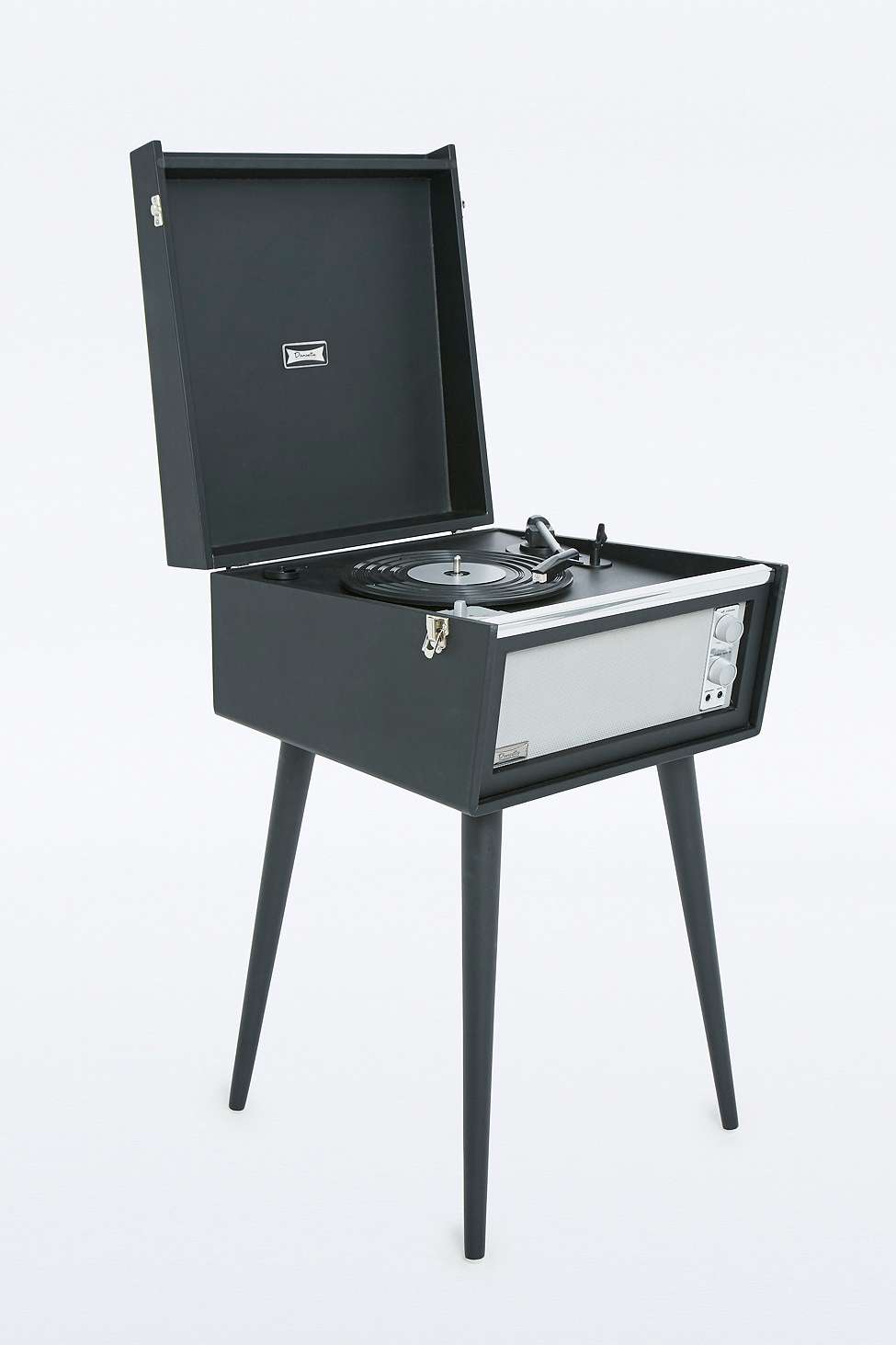 Satchel UO X Dansette Black Standing Record Player