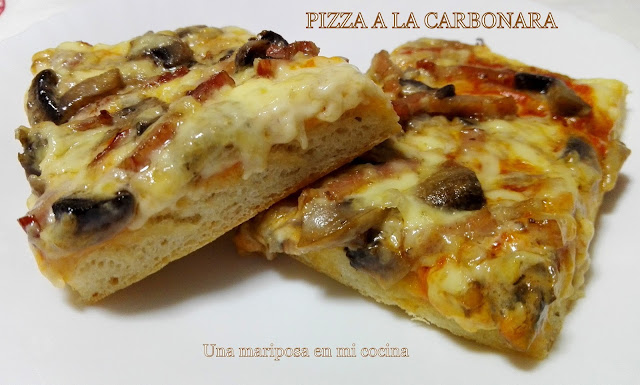 Pizza A La Carbonara
