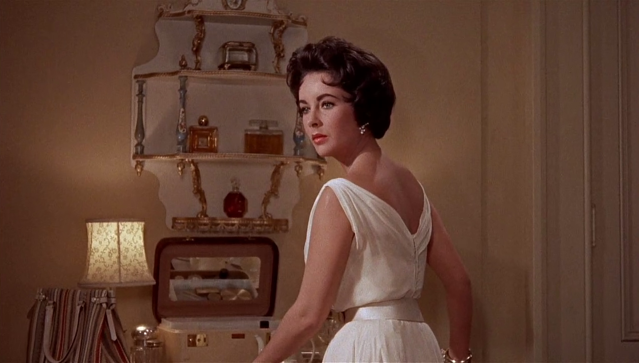 Elizabeth Taylor- Cat On A Hot Tin Roof-Chiffon Dress.