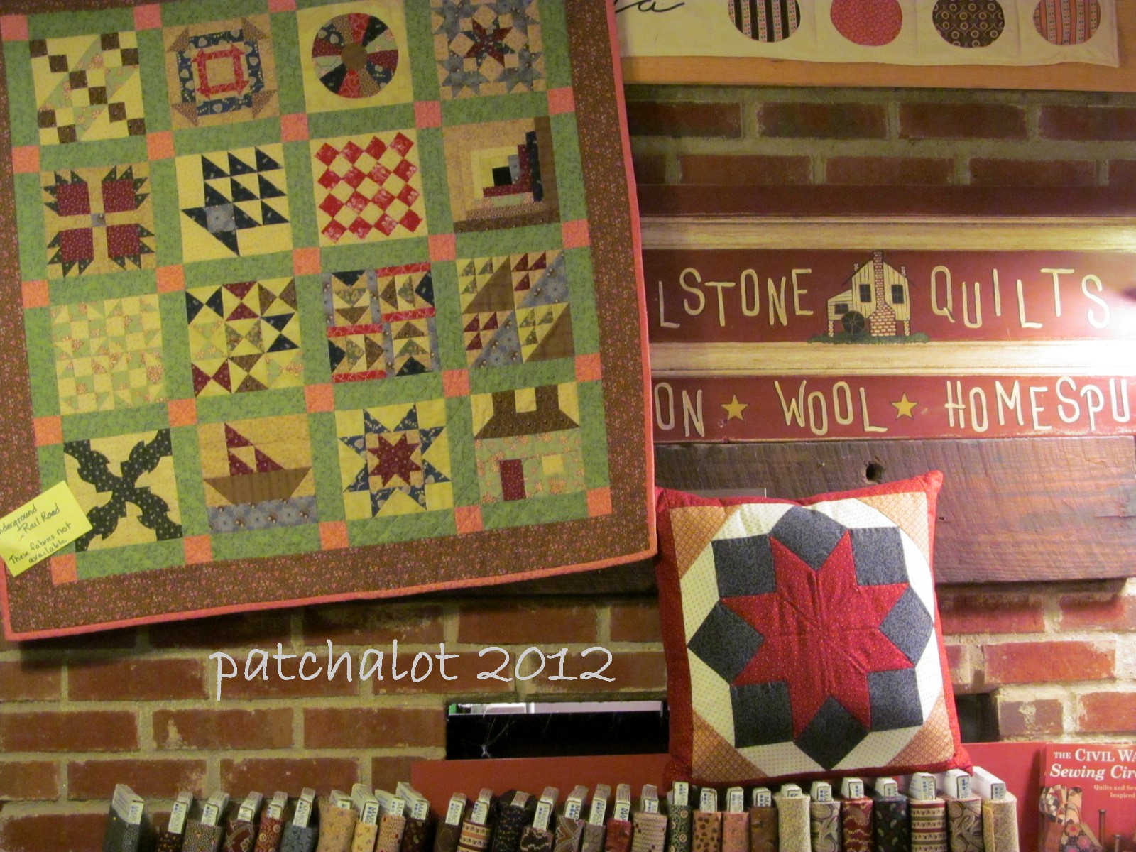 Patchalot More A visit to Millstone Quilts!