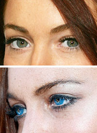 overdose celebrity contact lenses