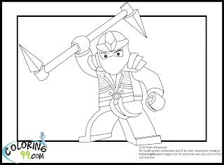 lego ninjago lloyd the green ninja coloring pages