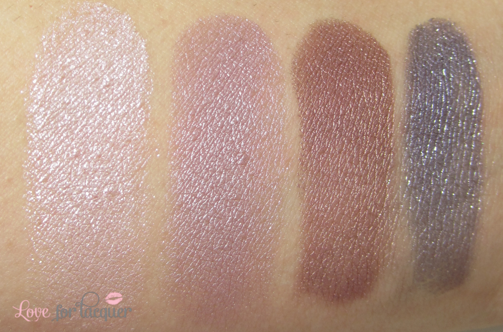 Hard Candy Mod Quad Baked Eyeshadow Palettes Swatches & Review Love for Lacquer