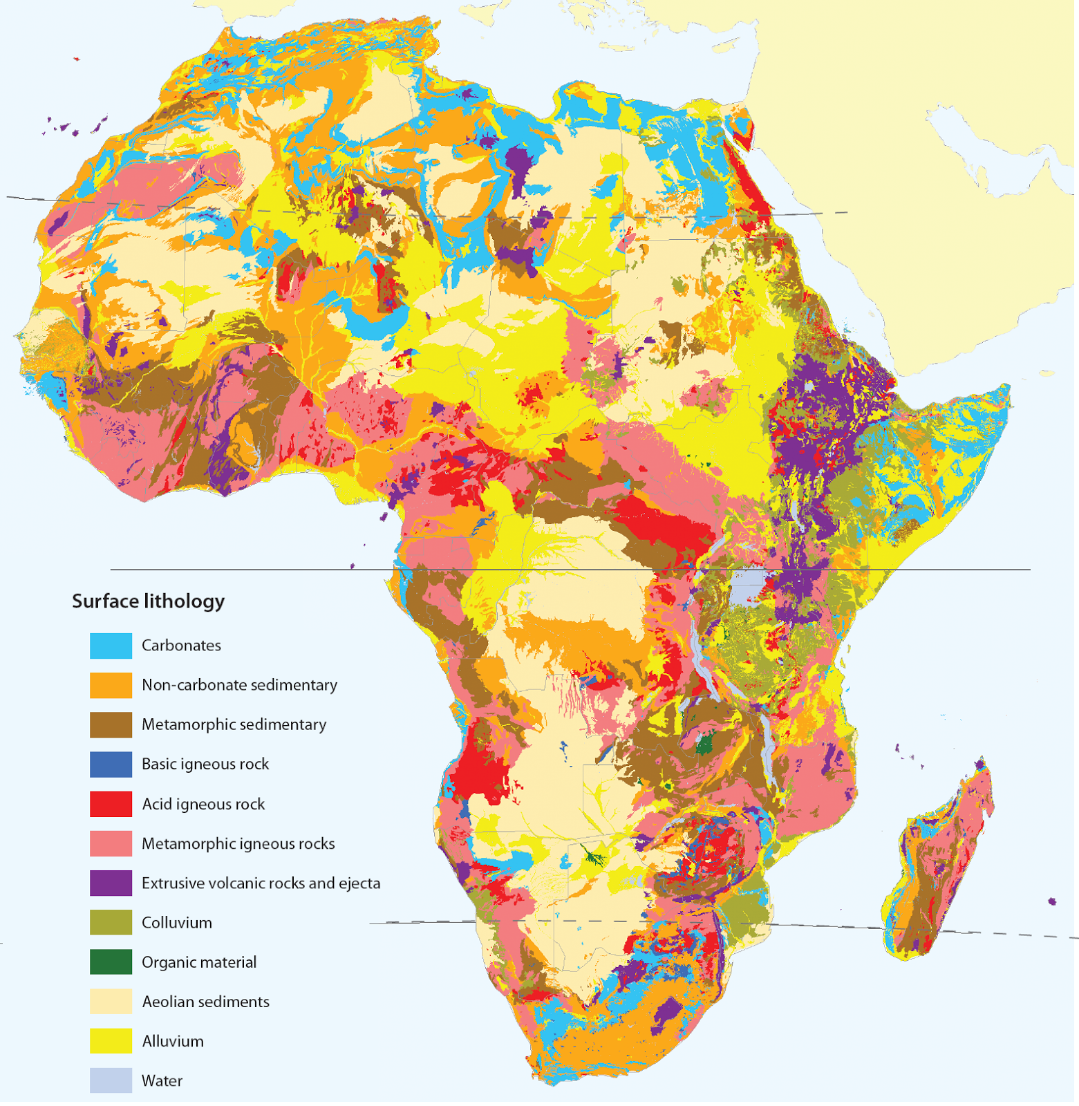 The Surface Geology Of Africa Mining Geology