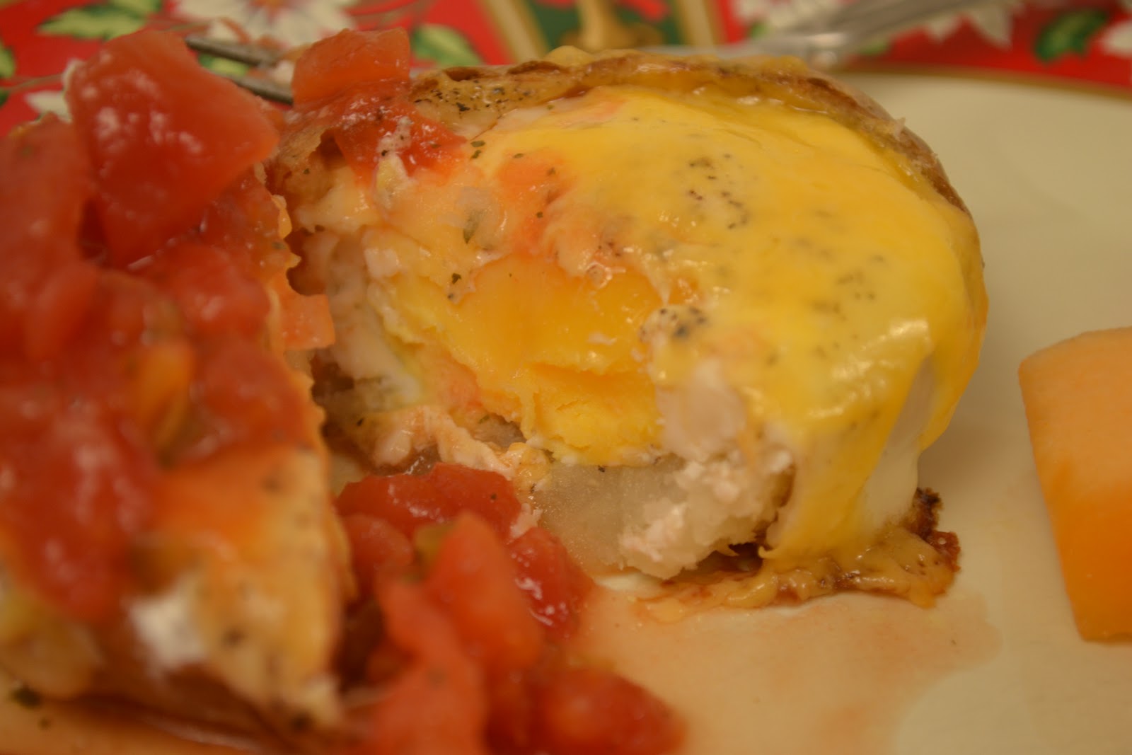 A Taste of Alaska Baked Eggs in Potatoes