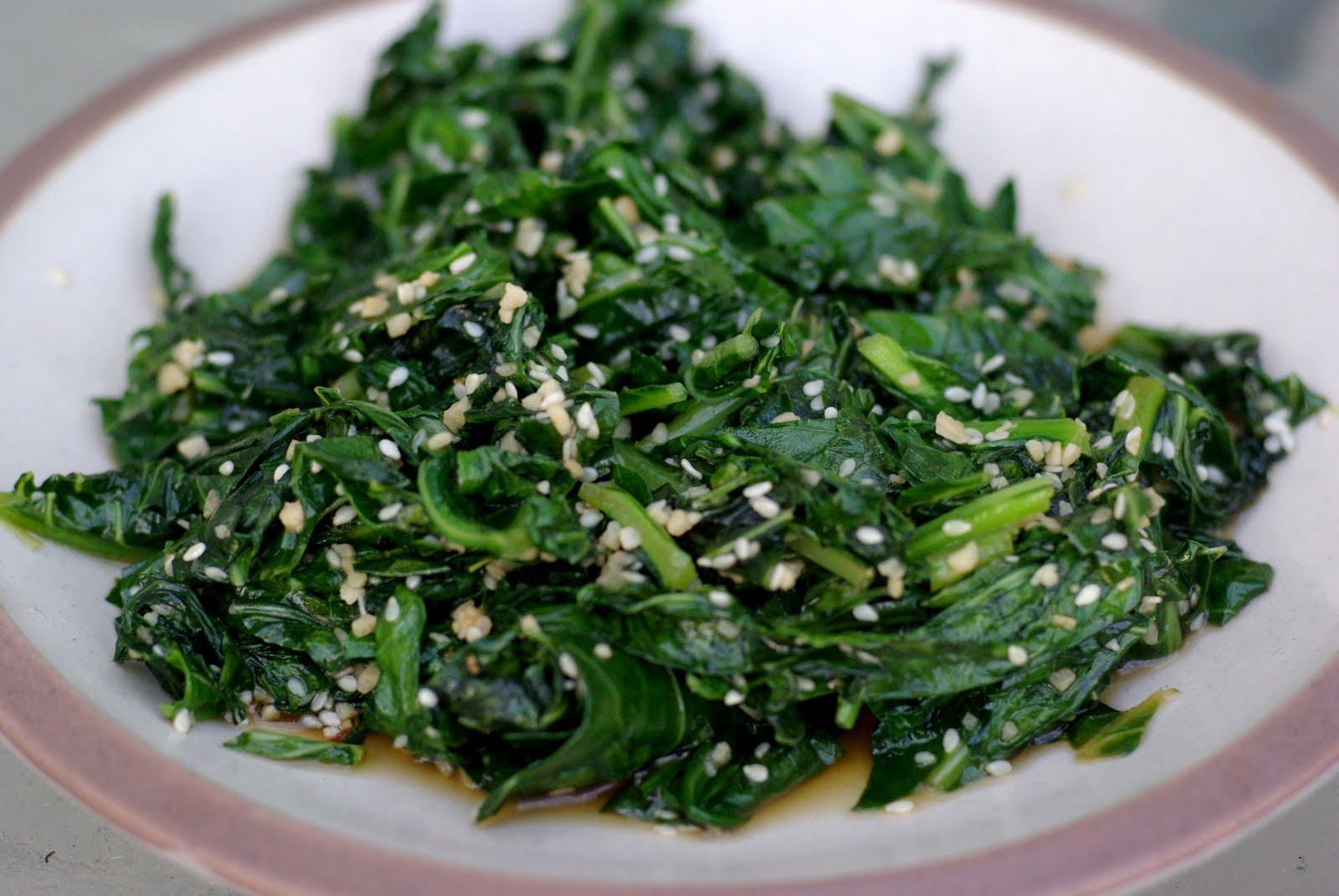 The Mango Duck Korean Fried Collards