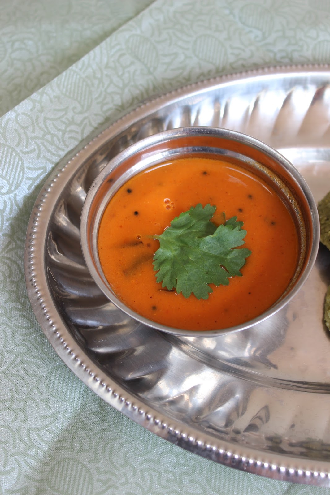 Jagruti's Cooking Odyssey Spinach and Rajkot's famous green chutney