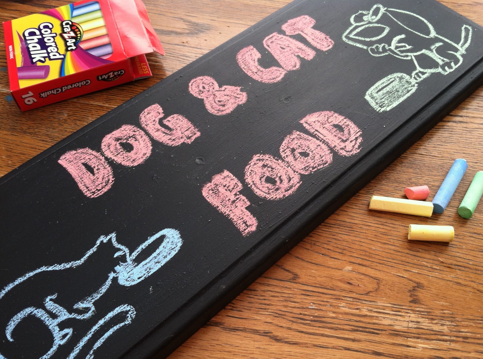 Upcycled Stuff Fast Fix Friday Cool Chalkboard Drawing that Anyone
