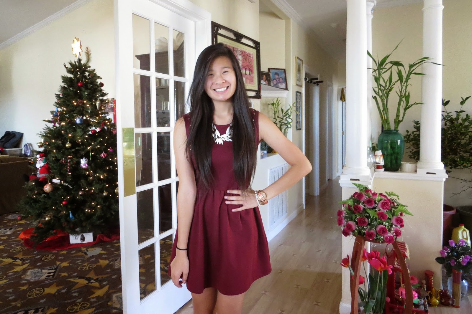 "We wear red on Christmas" [ The Daily Amy ]