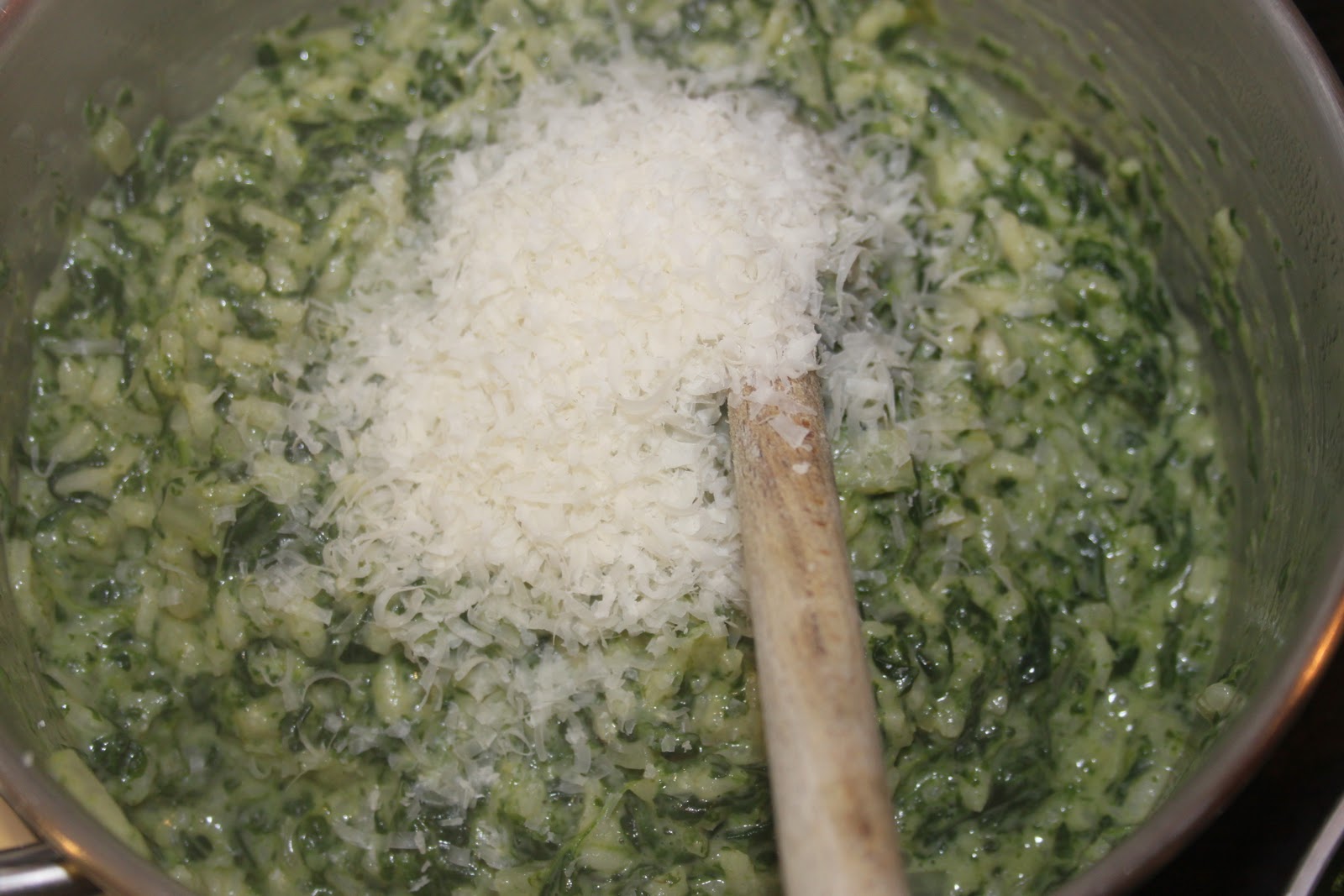 Risotto aux Épinards La cuisine de Bernard