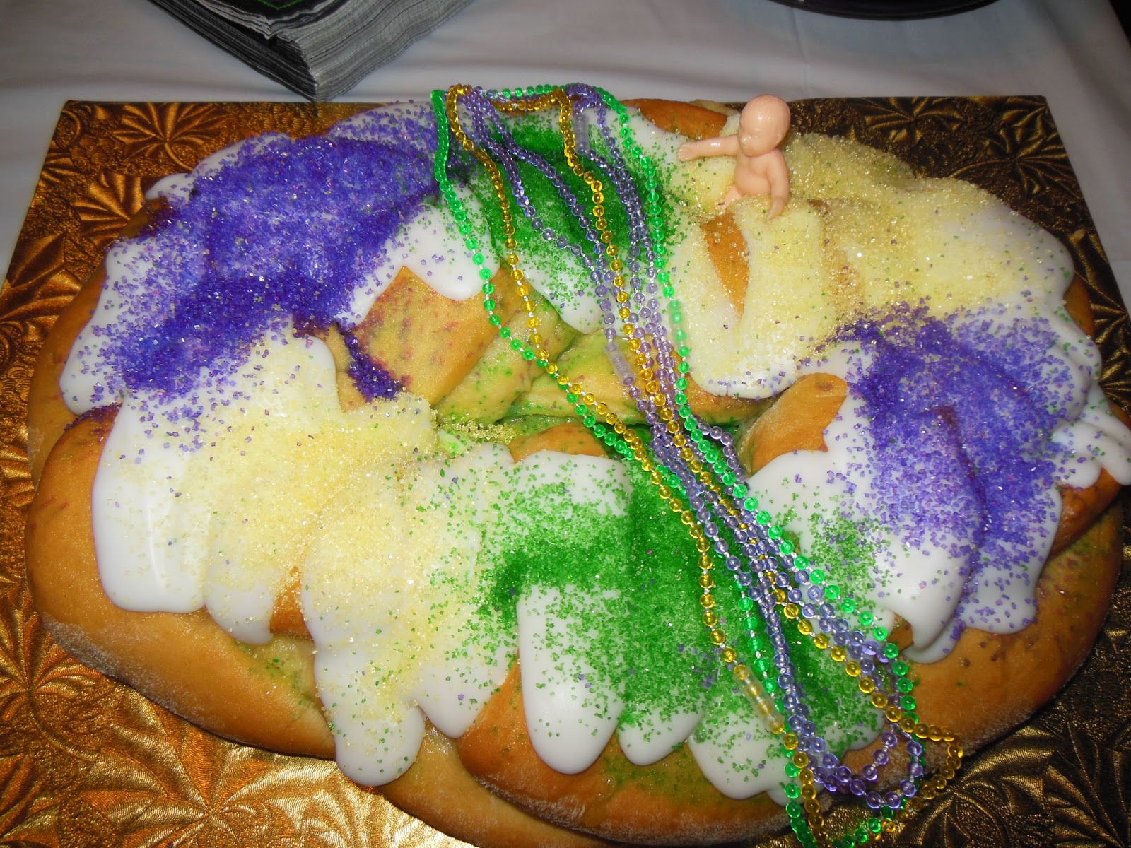 Fleur de Lolly Cream Cheese King Cake and King Cake Martini