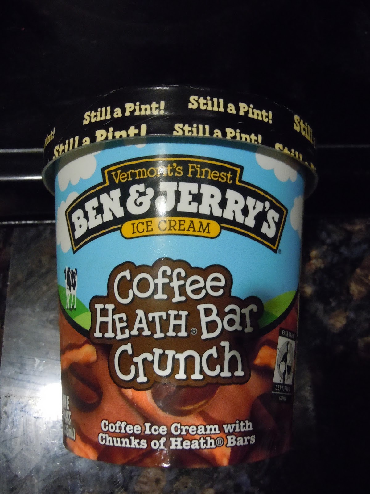 Eating Every Ben and Jerry's Ice Cream Flavor Coffee Heath Bar Crunch!
